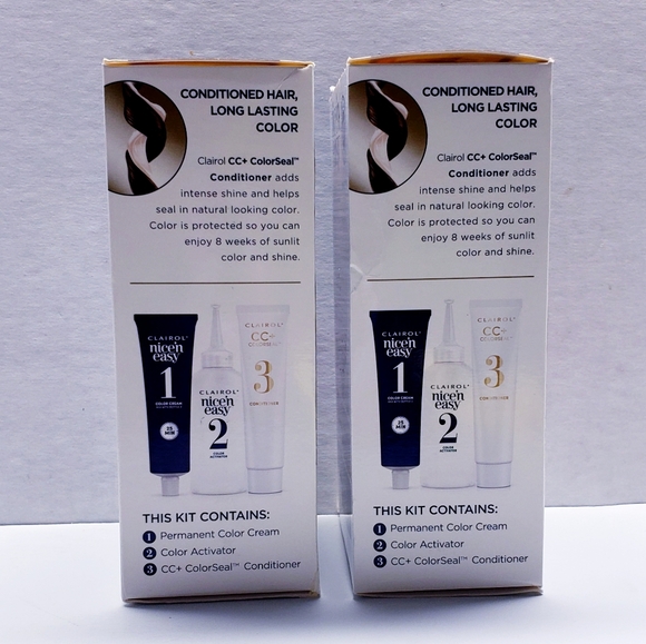 Clairol Nice N’ Easy Natural Looking Hair Color, 5G Medium Golden Brown(2 pack) - Picture 4 of 8